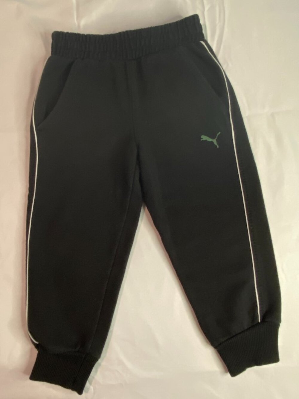 Puma Black Toddler Jogger Sweatpants Size 24M